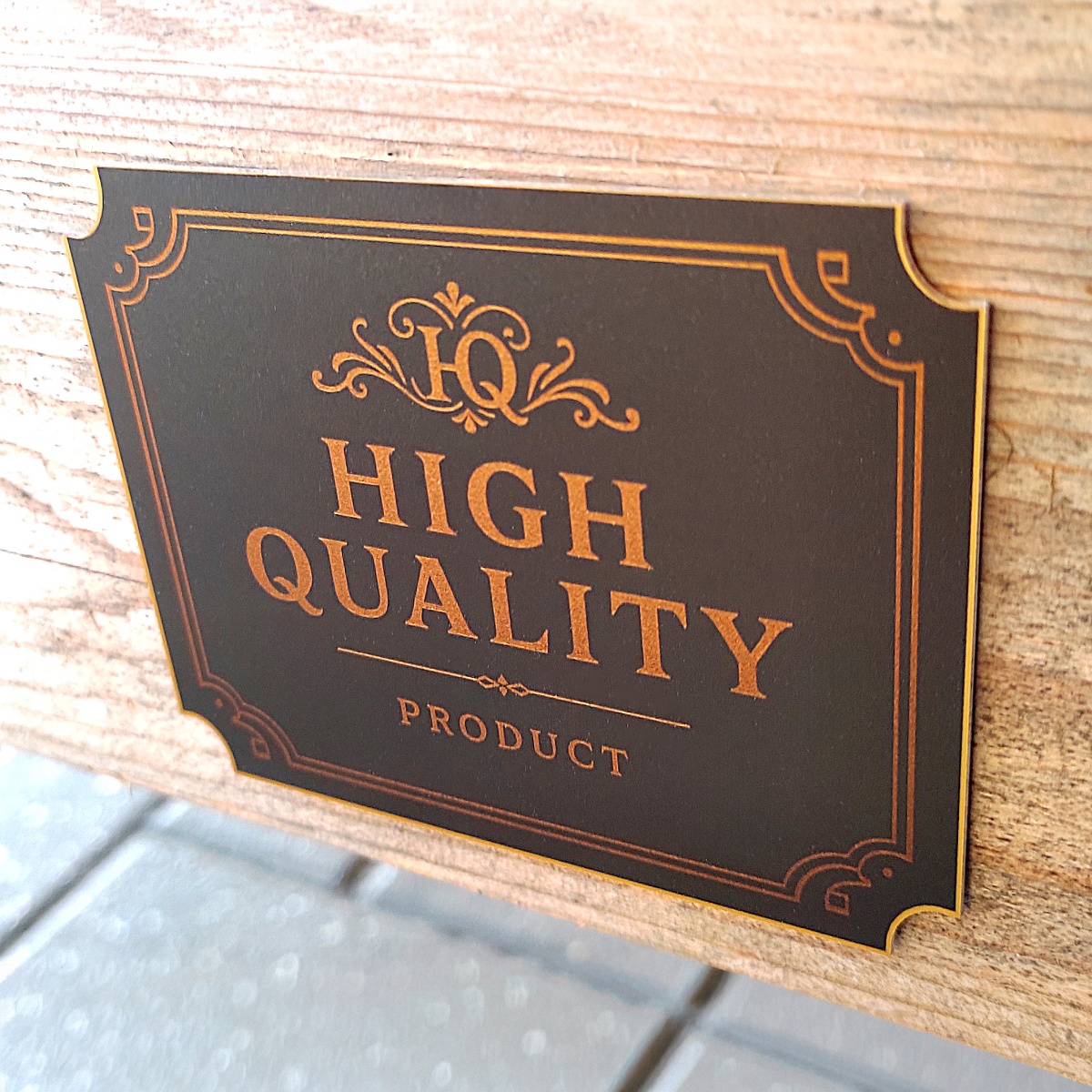 Aluminium met goudlaag