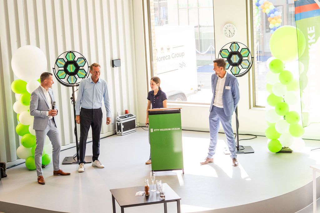 Aula van het Etty Hillesum Lyceum De Marke